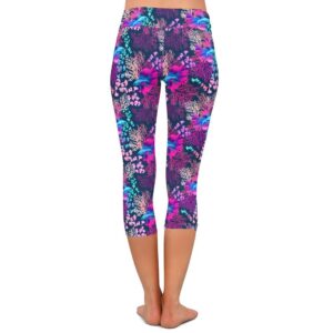Tropical Reef Capri Leggings