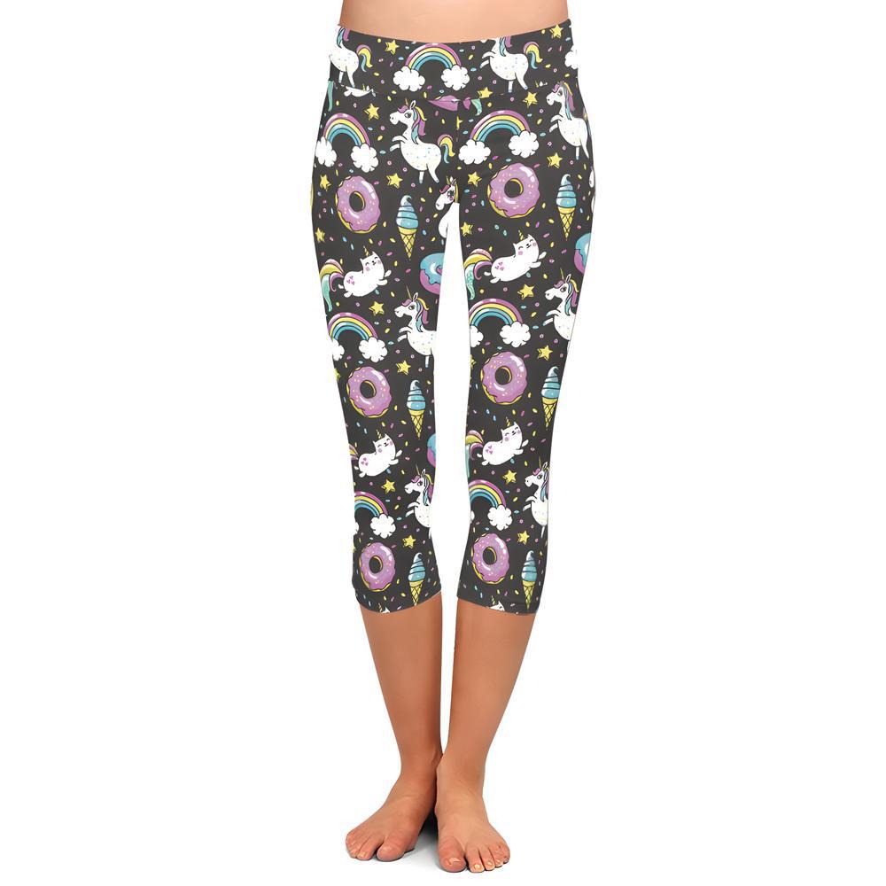 Unicorn Delight Capri Leggings