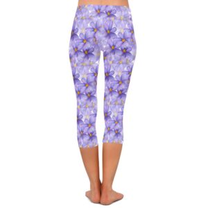 Wild Saffron Capri Leggings