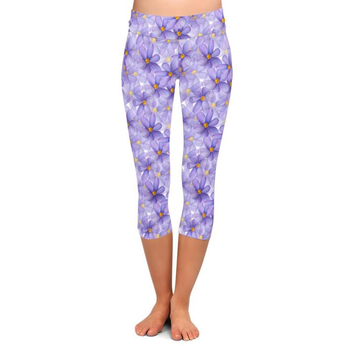 Wild Saffron Capri Leggings