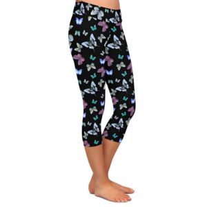 Winged Beauty Capri Leggings