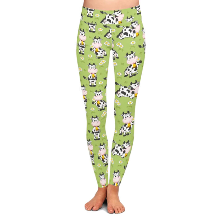 Daisy Cow Leggings
