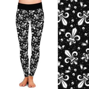 Fleur De Lis Leggings