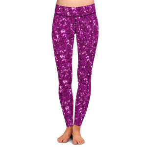 Fuchsia Sparkle Leggings