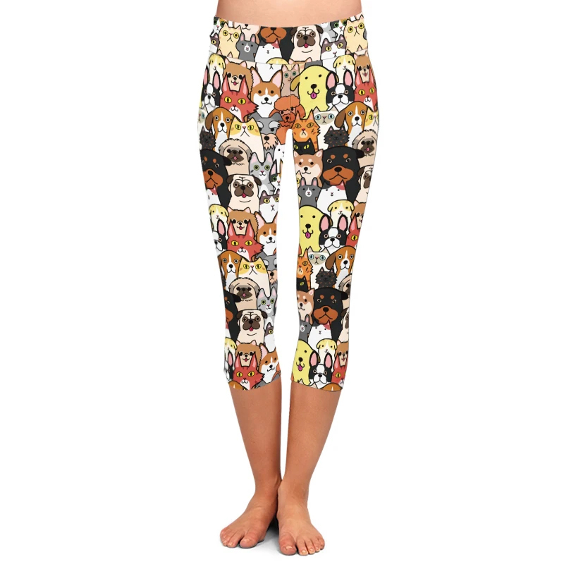 Furry Frenzy Capri Leggings