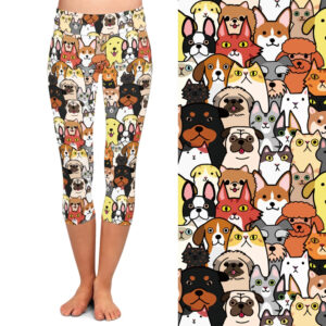 Furry Frenzy Capri Leggings
