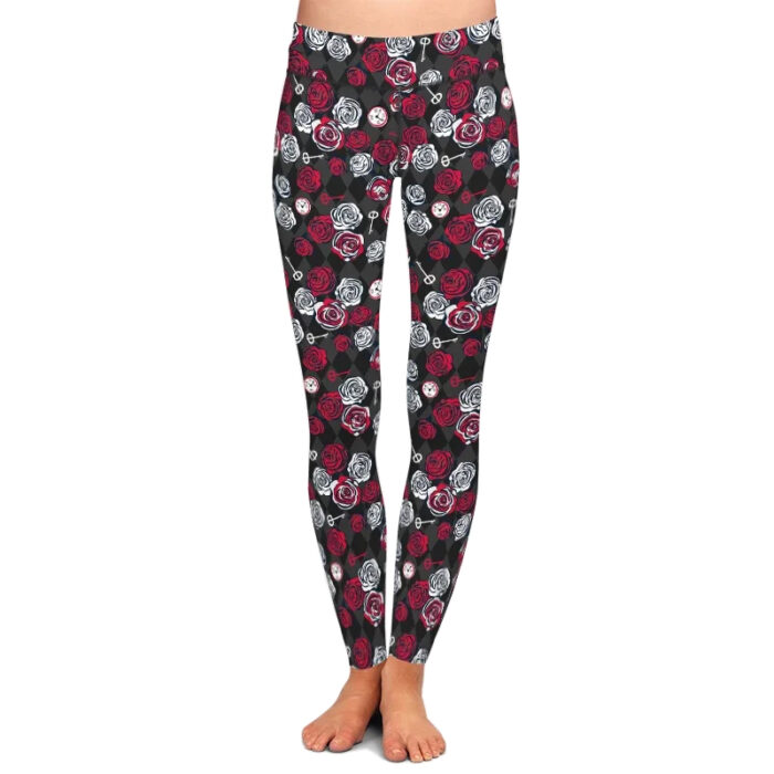 Harlequin Rose Leggings