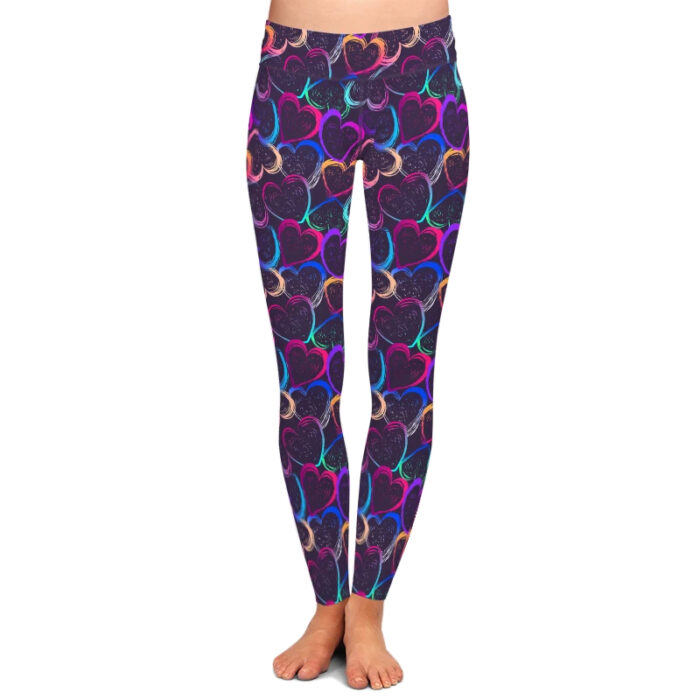 Heart Scribbles Leggings