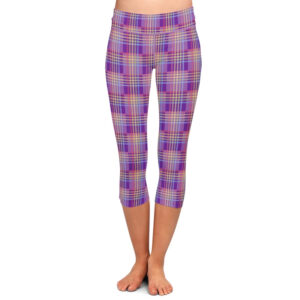 Monarch Plaid Capri Leggings