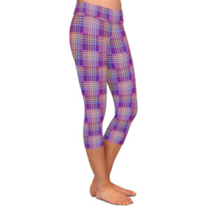 Monarch Plaid Capri Leggings