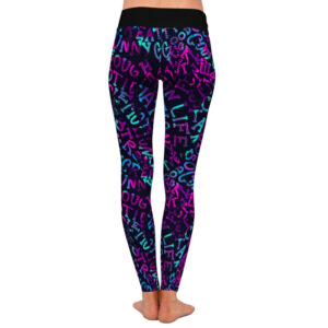 Neon Letters Leggings