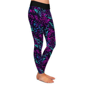Neon Letters Leggings