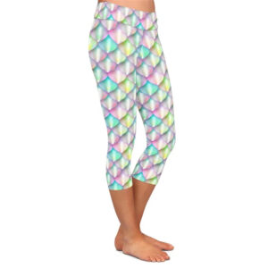 Opal Scale Capri Leggings