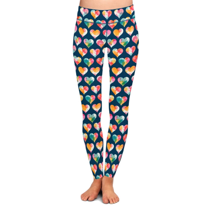 Painted Heart Leggings