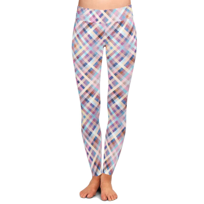 Pastel Plaid Leggings