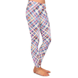 Pastel Plaid Leggings