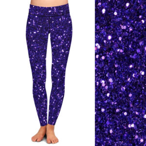 Purple Sparkle Leggings