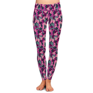 Raspberry Camo Leggings
