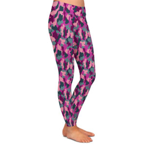 Raspberry Camo Leggings