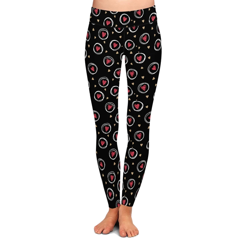 Scribbled Affection Leggings