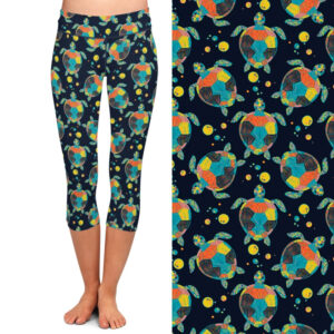 Sea Turtle Capri Leggings