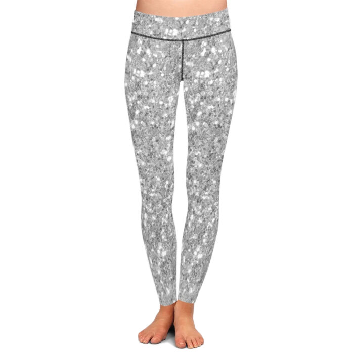 Silver Sparkle Leggings