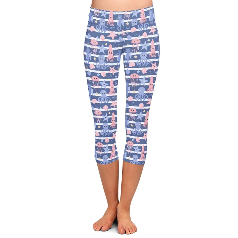 Tidepool Tots Capri Leggings