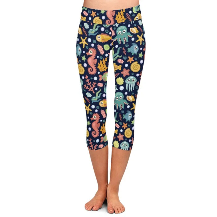 Under The Sea Capri Leggings