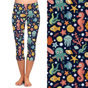 Under The Sea Capri Leggings